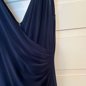 Lauren navy blue formal dress. Sleeveless